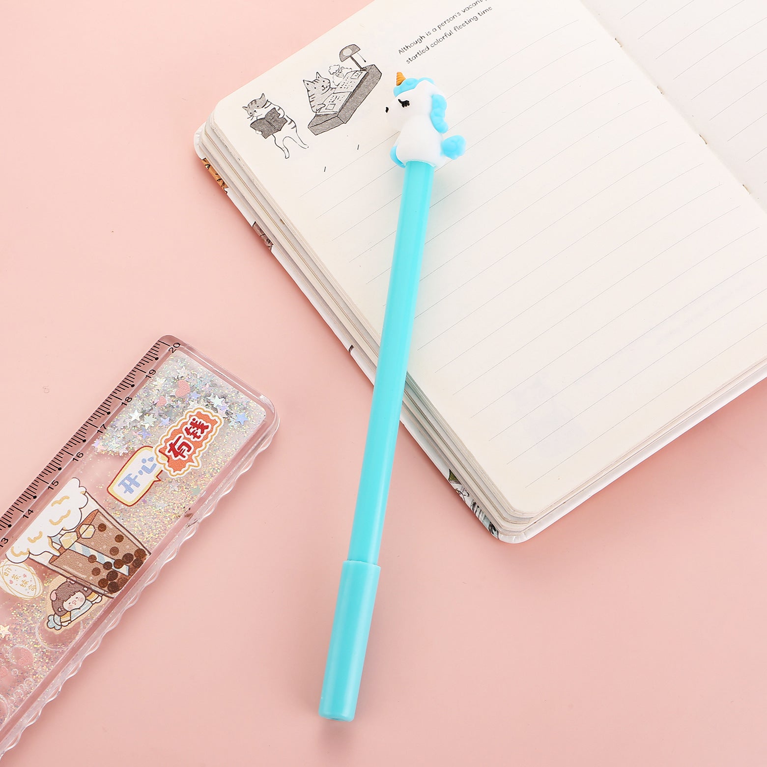 Wholesale Plastic Unicorn Gel Pen